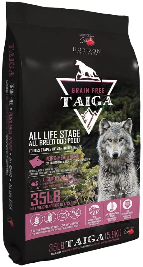 Horizon Taiga Grain-Free Pork Dry Dog Food - 35 lb Bag  