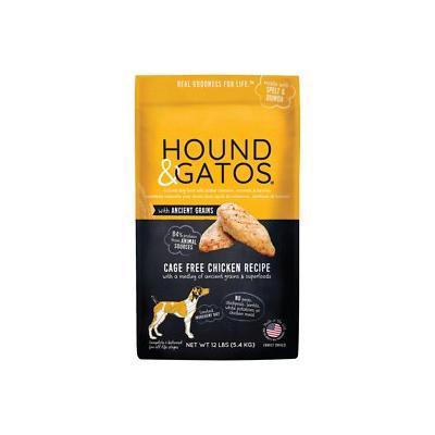 Hound and Gatos Ancient Grain Chicken Dry Dog Food - 12 lbs  