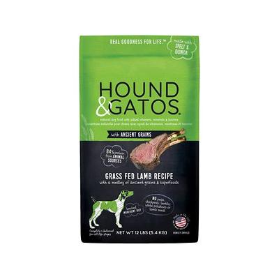 Hound and Gatos Ancient Grain Lamb Dry Dog Food - 12 lbs