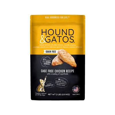 Hound and Gatos Grain-Free Chicken Dry Cat Food - 2 lbs