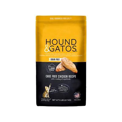Hound and Gatos Grain-Free Chicken Dry Cat Food - 6 lbs