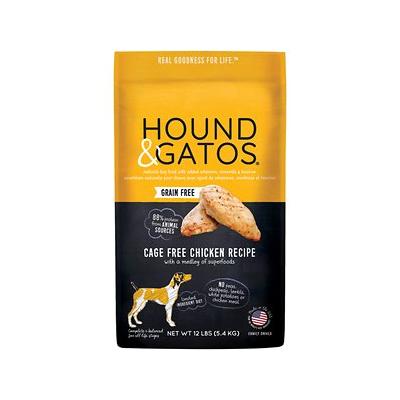 Hound and Gatos Grain-Free Chicken Dry Dog Food - 12 lbs  