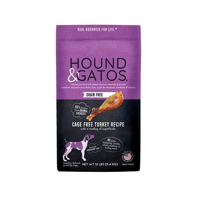 Hound and Gatos Grain-Free Turkey Dry Dog Food - 12 lbs