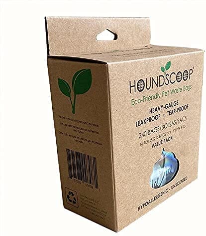 Houndscoop Refill Rolls Cat and Dog Poop Bags - 240 Count  