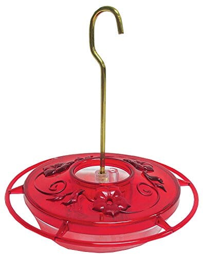 Hummzinger Little Fancy Hummingbird Feeder - Red - 8 Oz Cap  