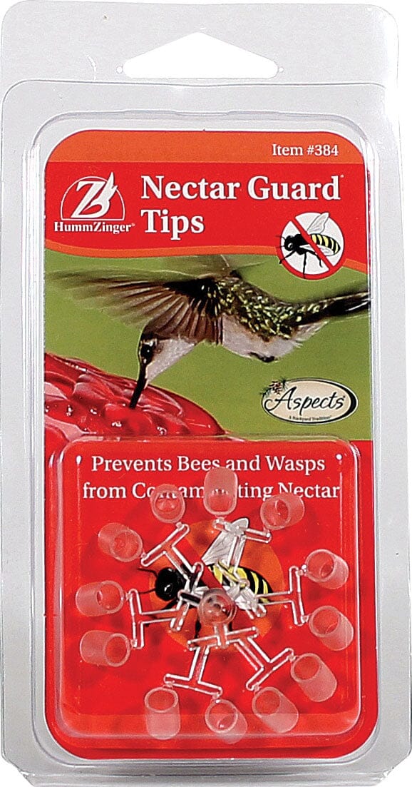 Hummzinger Nectar Guard Tips - Clear - 12 Tips  