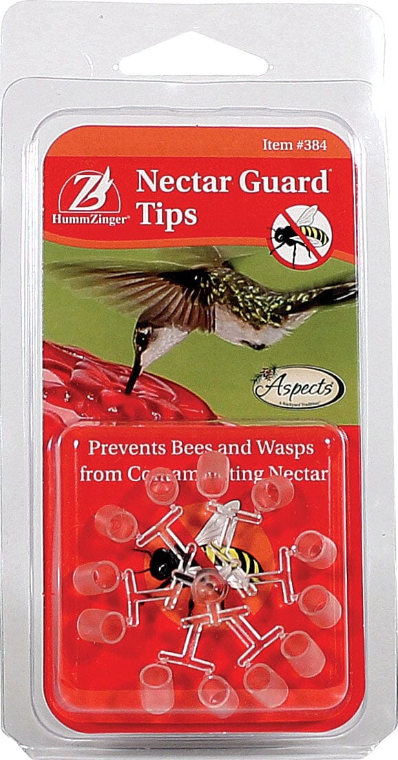 Hummzinger Nectar Guard Tips - Clear - 12 Tips