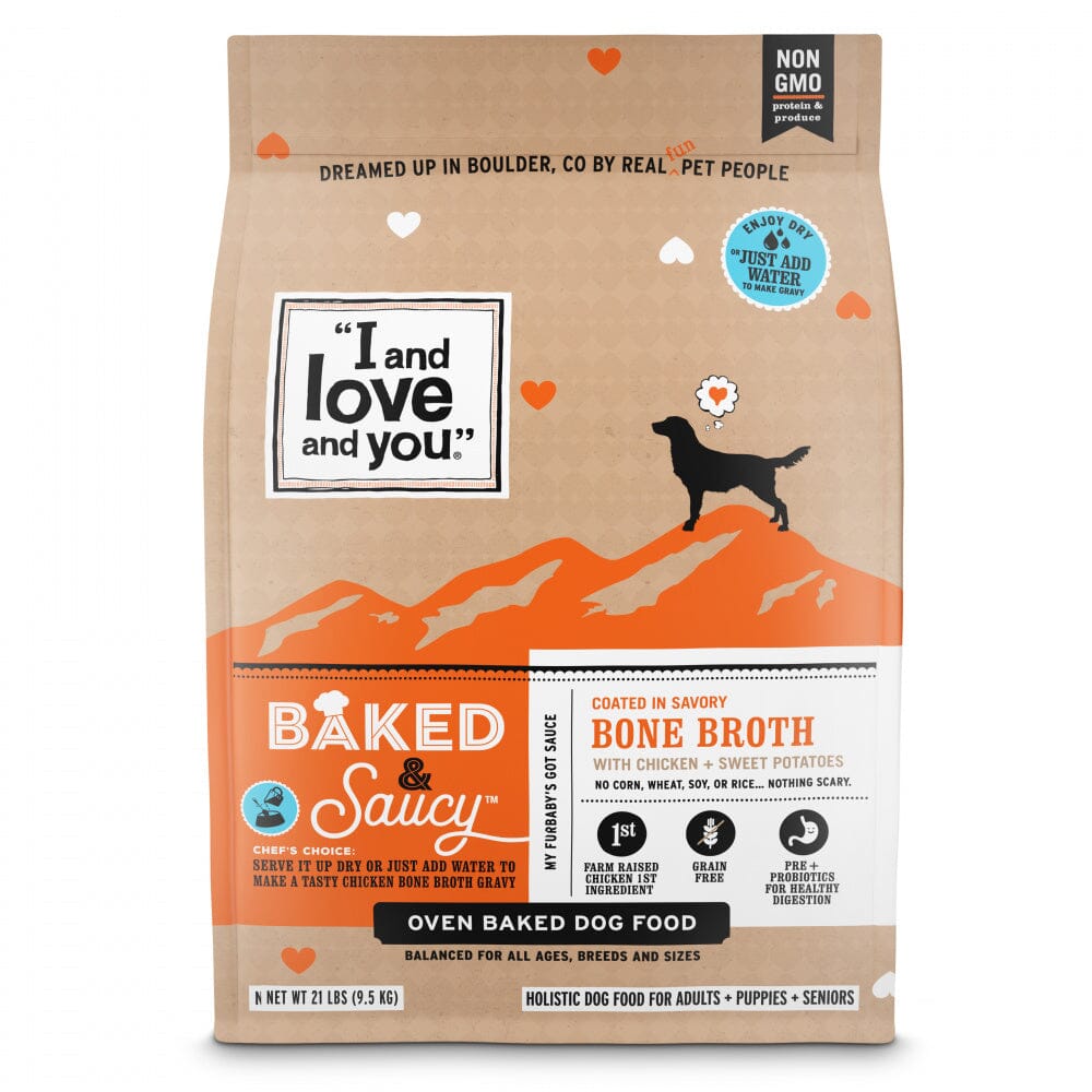 I and Love and You Baked & Saucy Chicken & Sweet Potato Dry Dog Food  