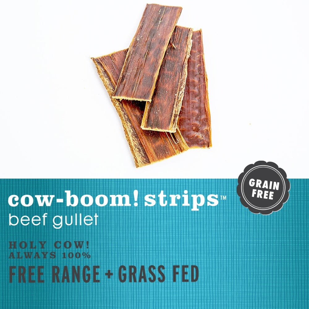 I and Love and You Free-Range Grass-Fed Cow-Boom! Strips Beef Gullet Dog Chews  