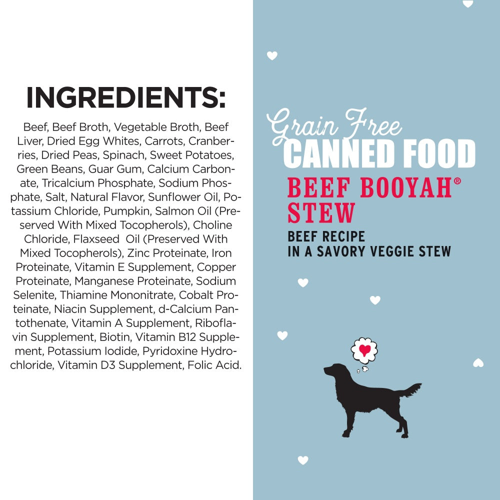 I and Love and You Grain Free Beef Booyah Stew Canned Dog Food  