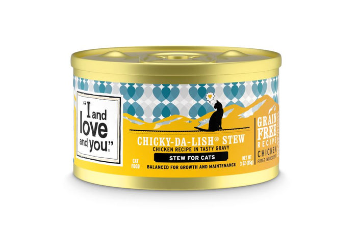 I And Love And You Grain Free Chicky Da Lish Stew Canned Cat Food
