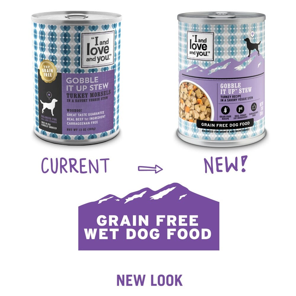 I and Love and You Grain Free Gobble It Up Stew Canned Dog Food  