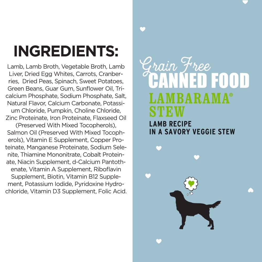 I And Love And You Grain Free Lambarama Stew Canned Dog Food  