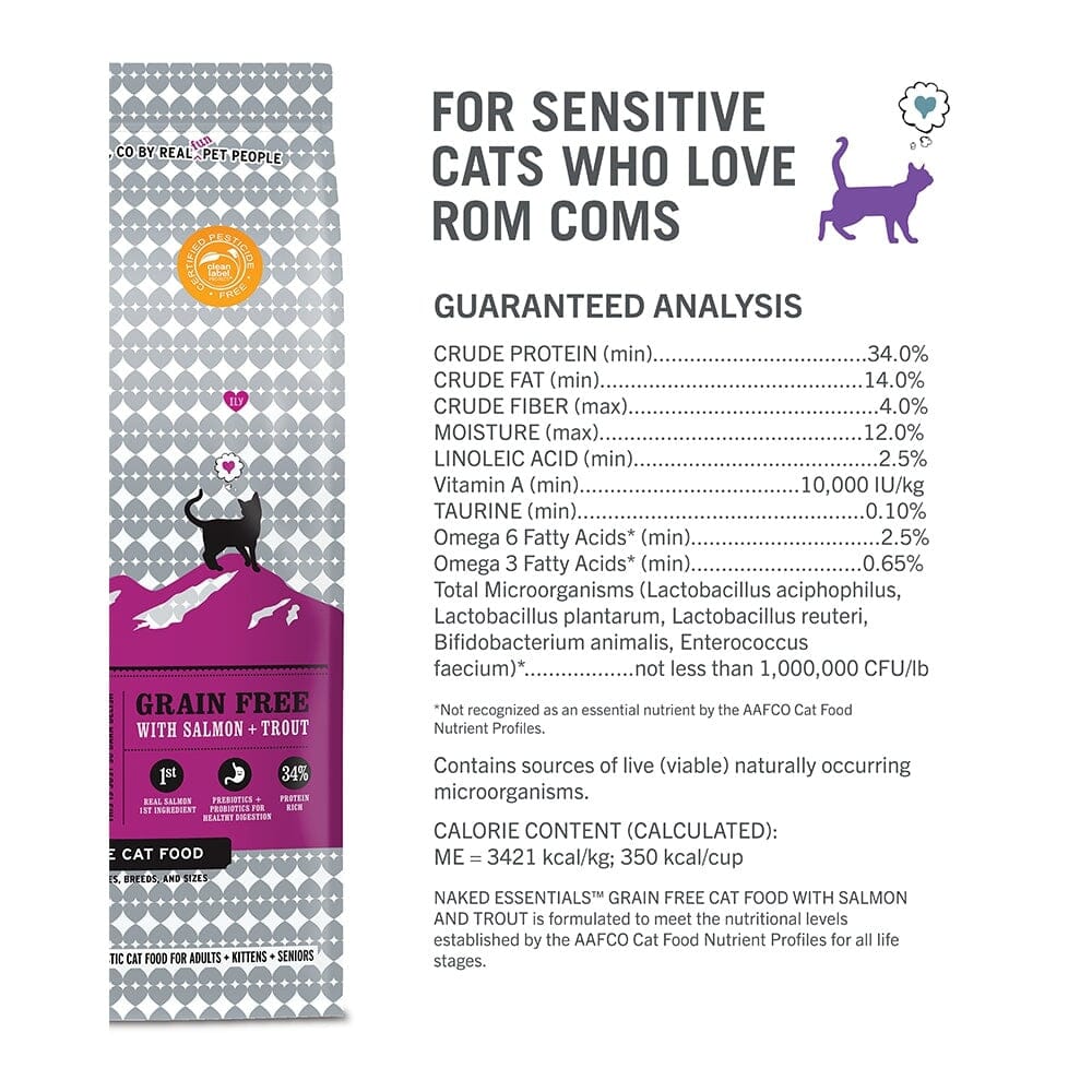 I and Love and You Grain Free Naked Essentials Salmon & Trout Dry Cat Food  