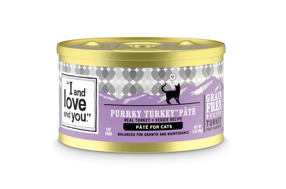 I and Love and You Grain Free Purrky Turkey Recipe Canned Cat Food  