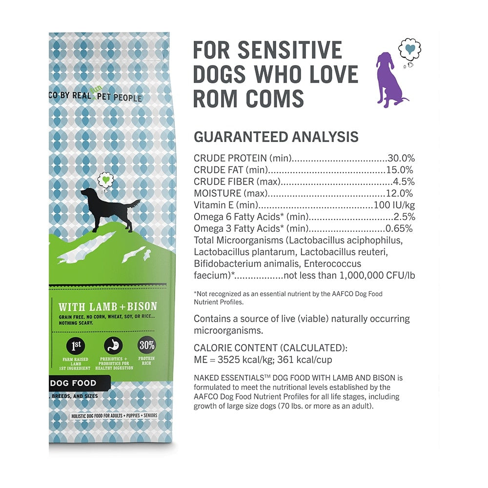 I and Love and You Naked Essentials Grain Free Lamb & Bison Dry Dog Food  
