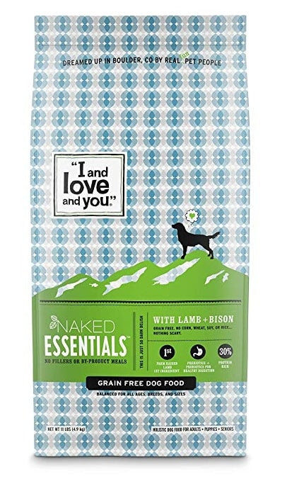 I and Love and You Naked Essentials Grain Free Lamb & Bison Dry Dog Food  