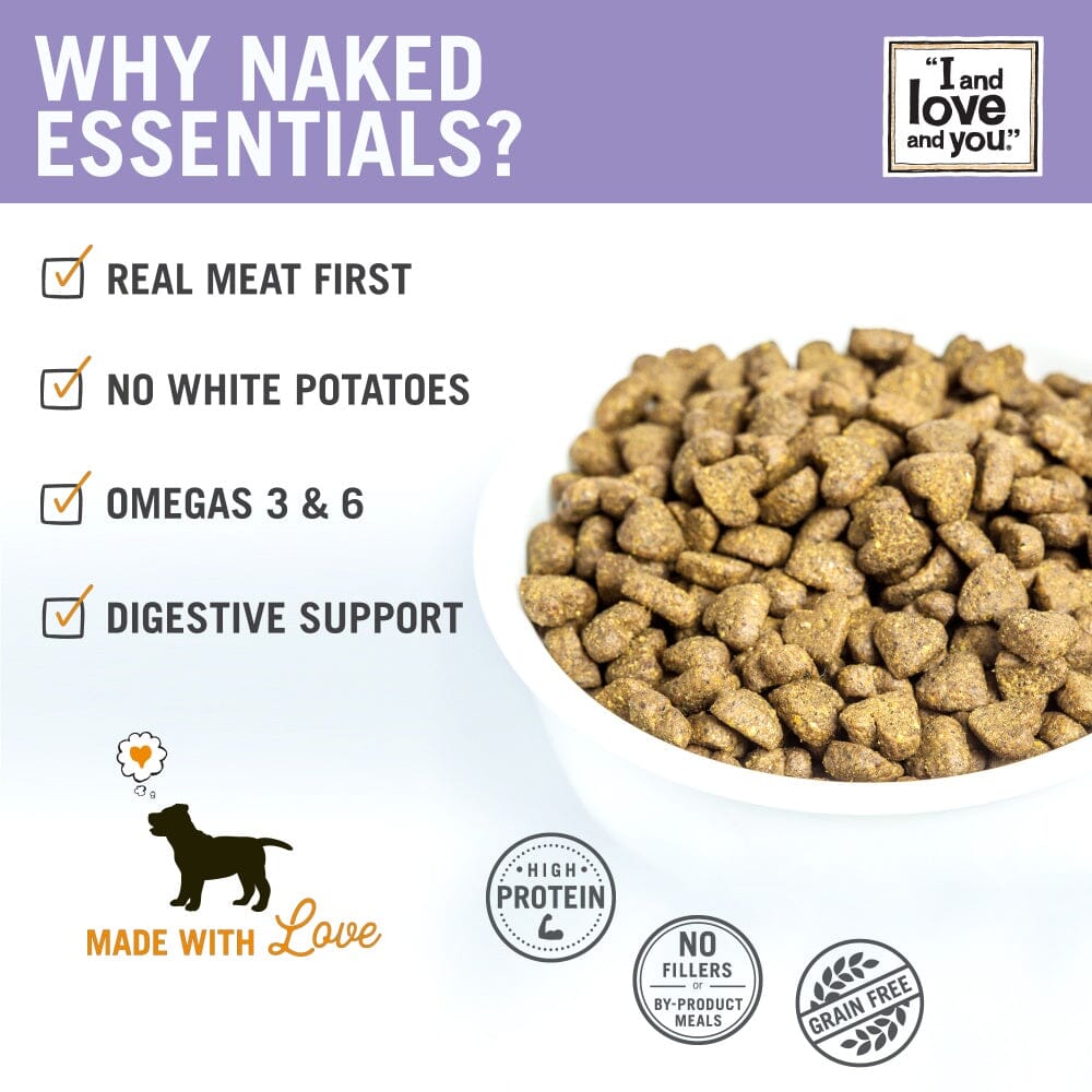 I and Love and You Naked Essentials Grain Free Puppy Recipe Dry Dog Food  