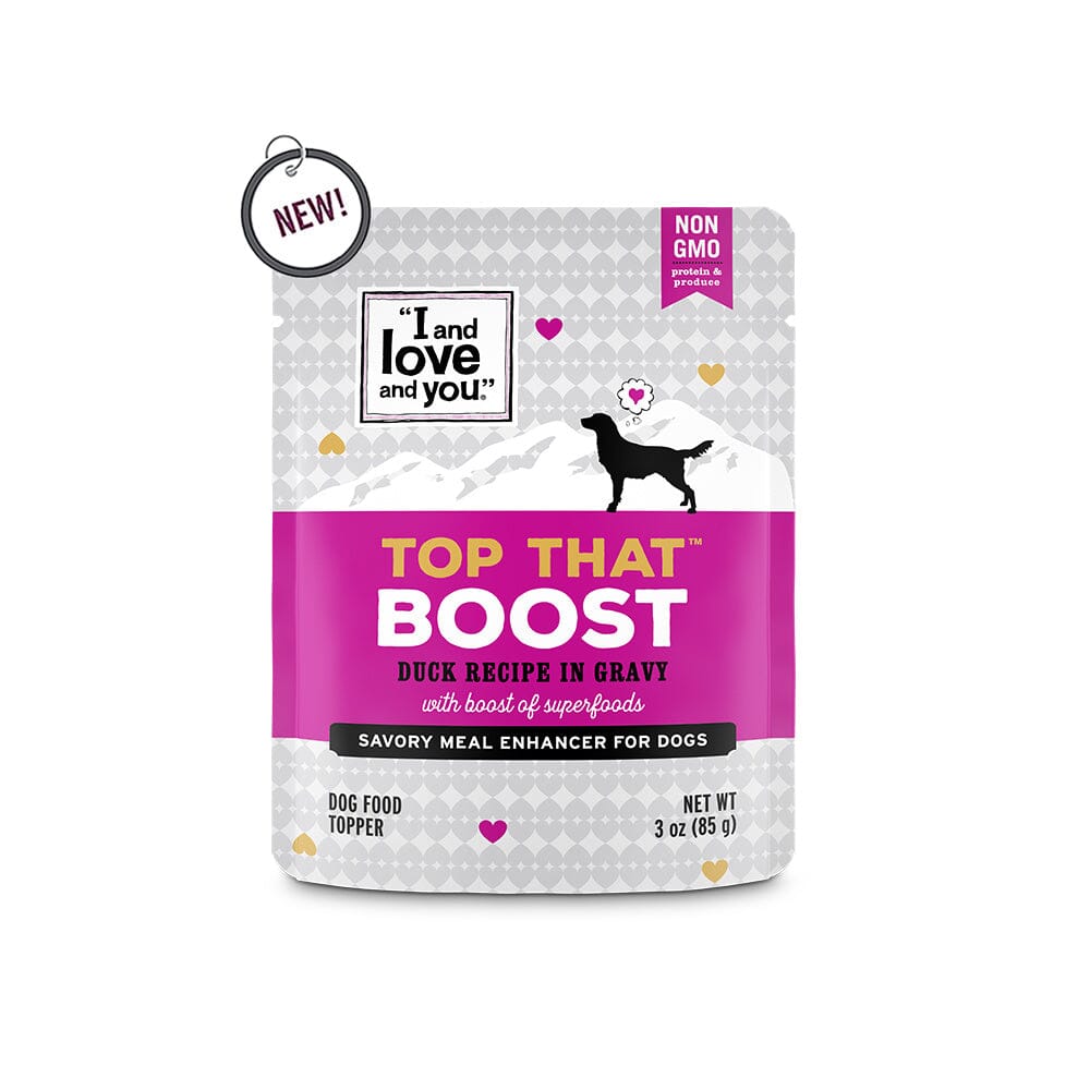 I and Love and You Top That Boost Duck Recipe in Gravy Meal Enhancer for Dogs  