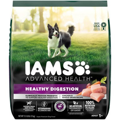 Iams Advanced Chicken with Whole Grains and Probiotics Dry Dog Food - 13.5 lb Bag  