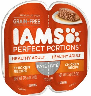 Iams Perfect Portions Original Chicken Pate Canned Cat Food - 2.6 oz - Case of 24