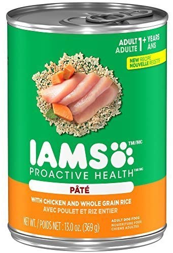Iams ProActive Chicken and Whole Grains Canned Dog Food - 13 oz - Case of 12