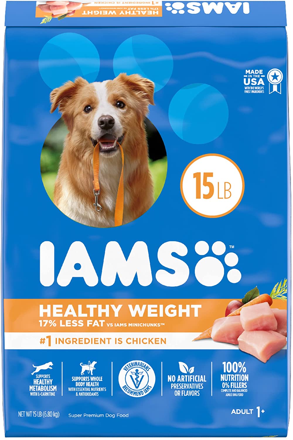 Iams ProActive Health Adult Healthy Weight Control Dry Dog Food - 15 lb Bag  