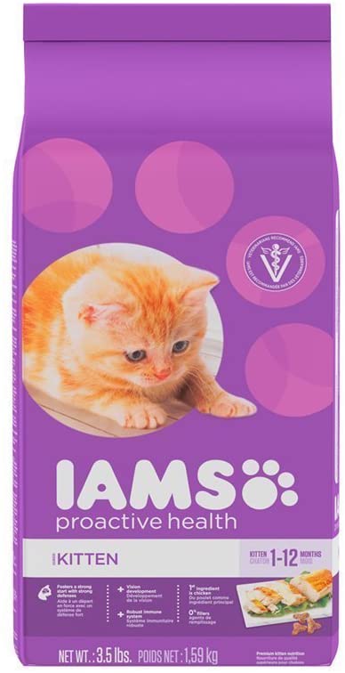 Iams ProActive Health Healthy Kitten Dry Cat Food - 3.5 lb Bag