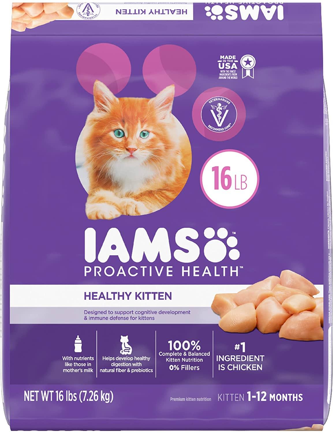 Iams ProActive Health Healthy Kitten Dry Cat Food - 16 lb Bag  