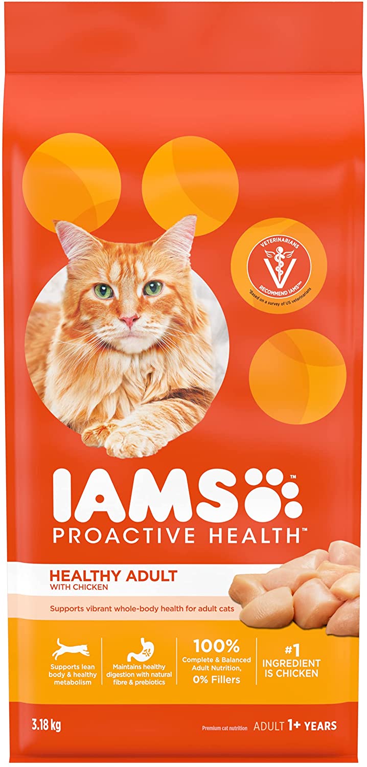 Iams ProActive Health Original Adult Chicken Dry Cat Food - 7 lb Bag  