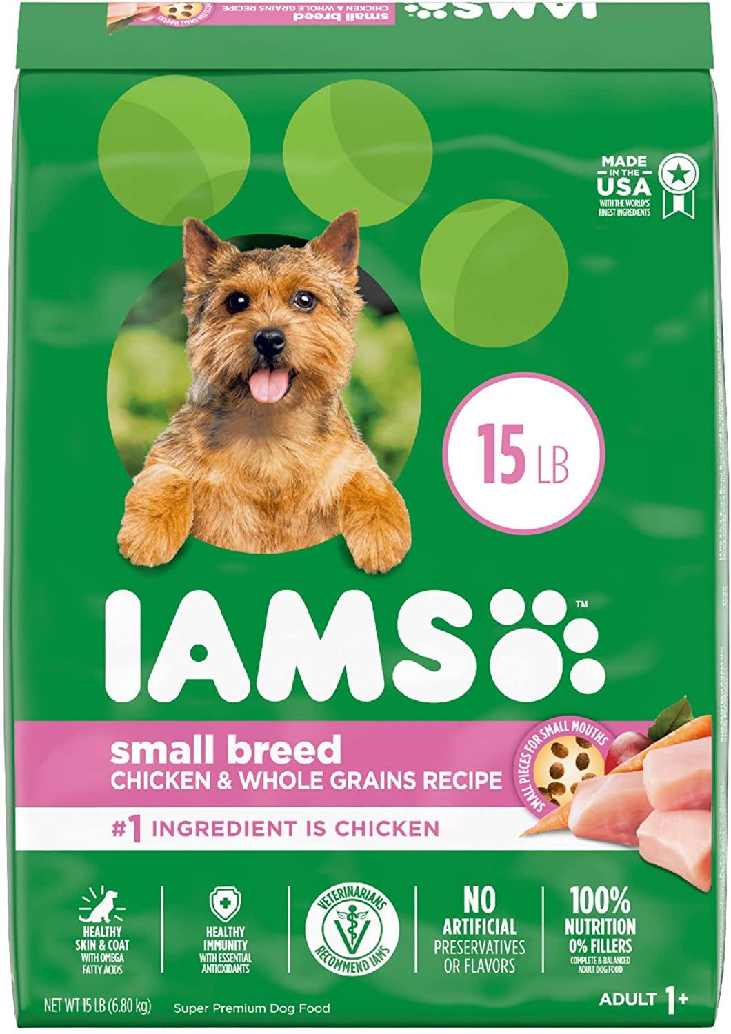 Iams ProActive Health Small Puppy and Toy Breed Chicken Dry Dog Food - 15 lb Bag  