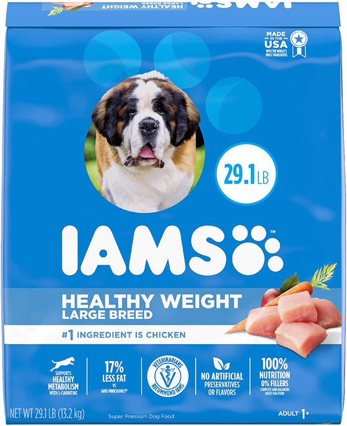 Iams ProActive Weight Management Mature Adult and Senior Large Breed Dry Dog Food - 29....