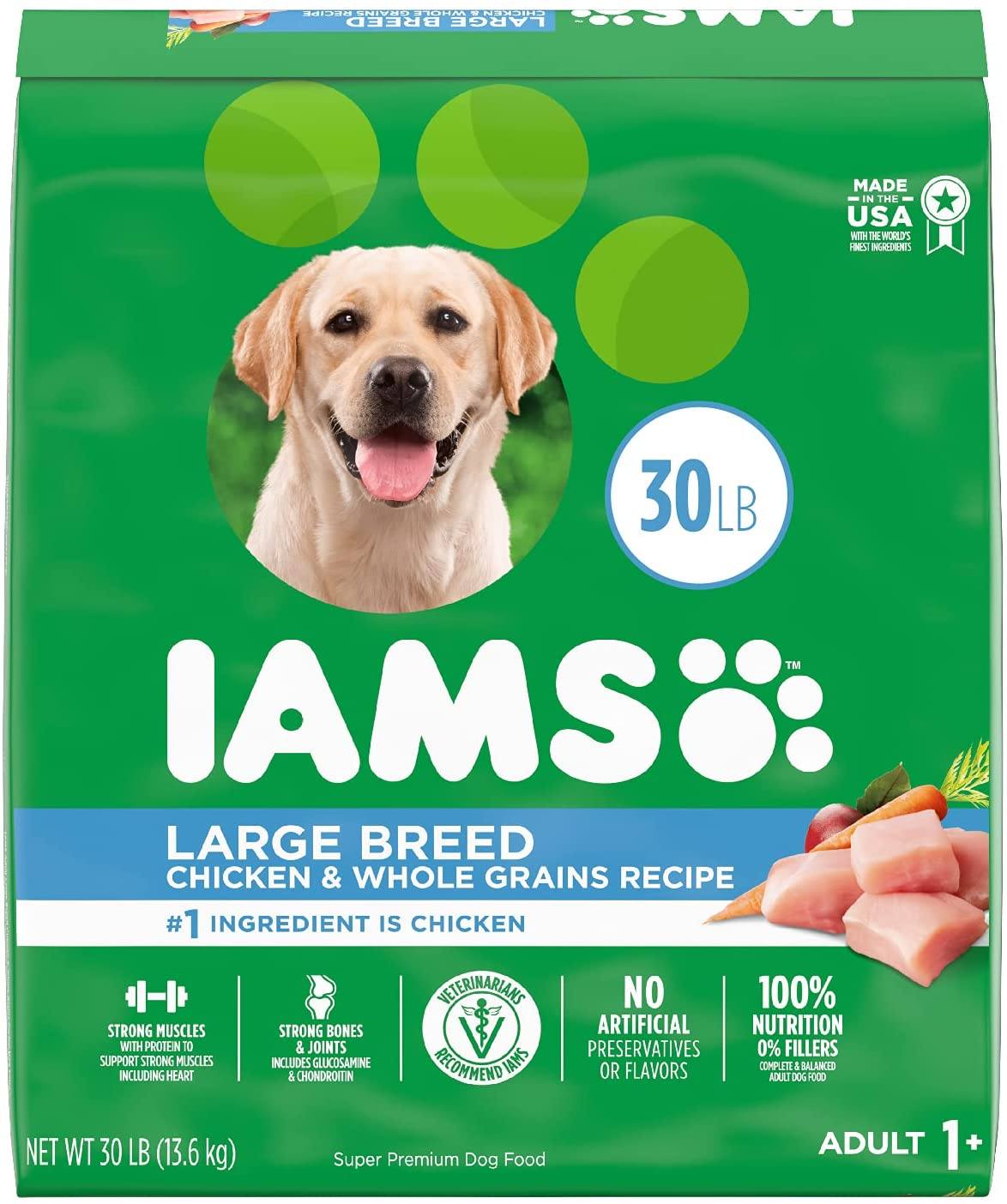 Iams ProAvtive Health Large Breed Adult Premium Dry Dog Food - 30 lb Bag  