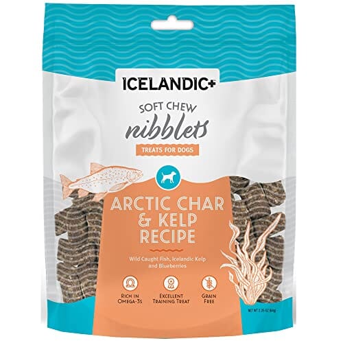 Icelandic+ Soft Chew Arctic Char & Kelp Soft and Chewy Dog Treats - 2.25 Oz  