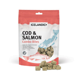 Icelandic+ Soft Chew Salmon & Seaweed Soft and Chewy Dog Treats - 2.25 Oz
