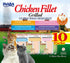 Inaba Chicken Fillet Grilled Variety Pack Cat Treats - Assorted - .9 Oz - 10 Pack  