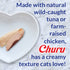 Inaba Churu Puree Cat Treats - Tuna and Salmon - .5 Oz - 4 Pack - Case of 6  