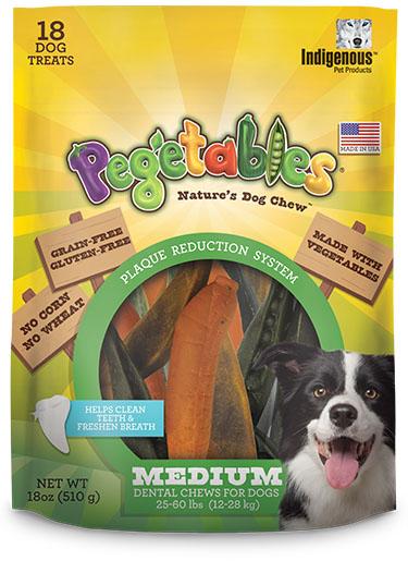 Indigenous Pet Products Medium Mixed Dental Dog Chews - 18 oz (18 ct) Bag  