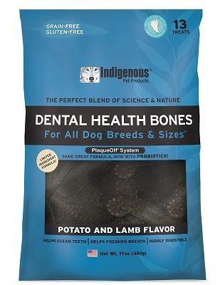 Indigenous Pet Products Potato & Lamb Dental Dog Chews - 17 oz (13 ct) Bag  