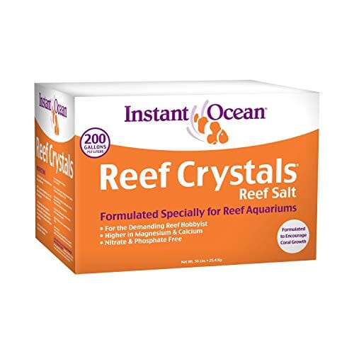 Instant Ocean Reef Crystals Reef Salt Box Aquarium Marine Salt - 200 Gal  