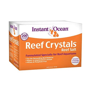 Instant Ocean Reef Crystals Reef Salt Box Aquarium Marine Salt - 200 Gal