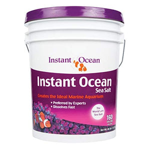 Instant Ocean Sea Salt Pail Aquarium Marine Salt - 160 Gal