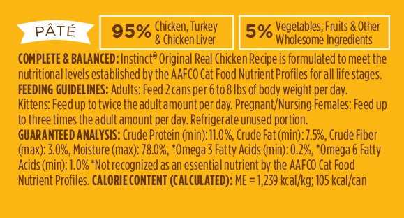 Instinct Grain-Free Chicken Formula Canned Cat Food  