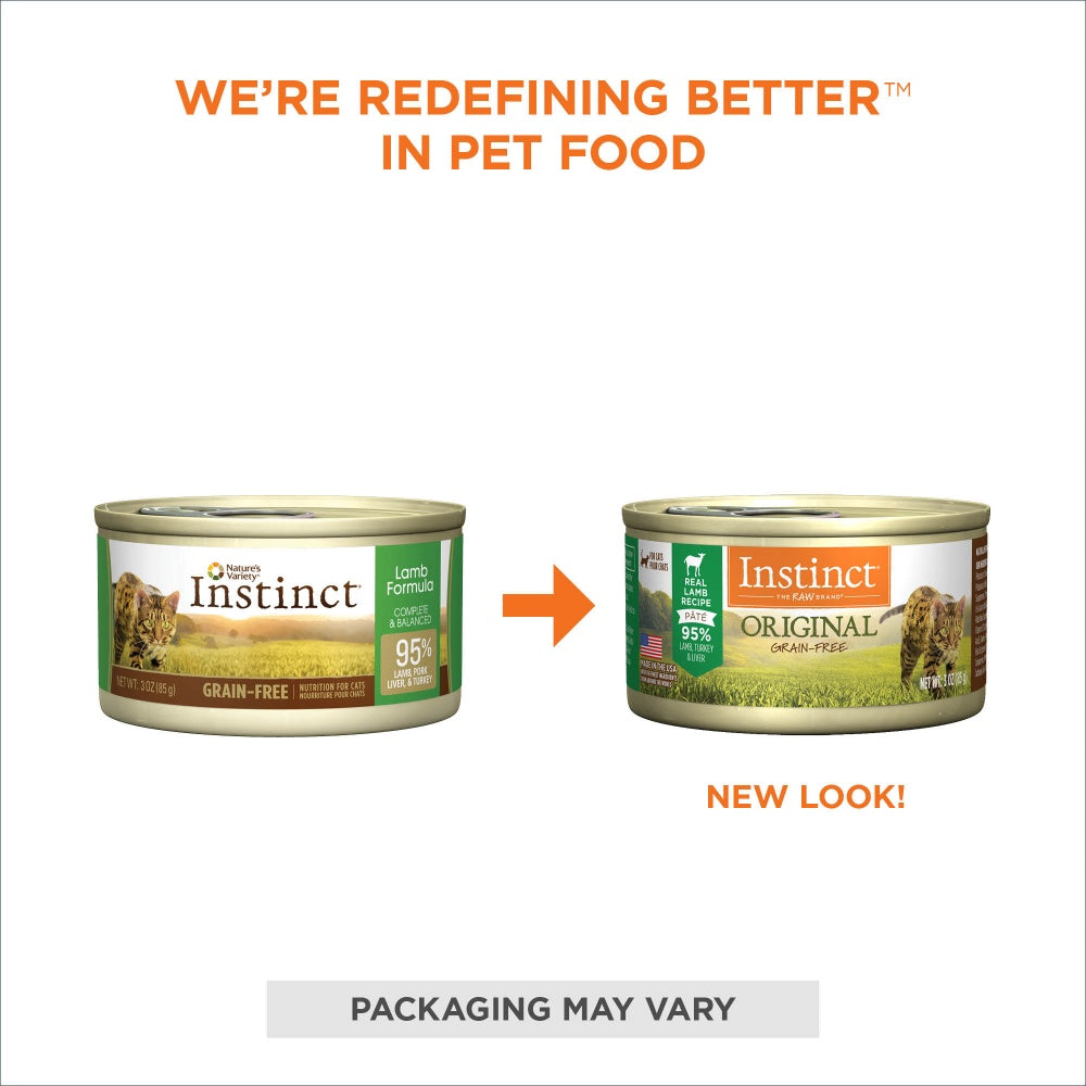 Instinct Grain-Free Lamb Formula Canned Cat Food  