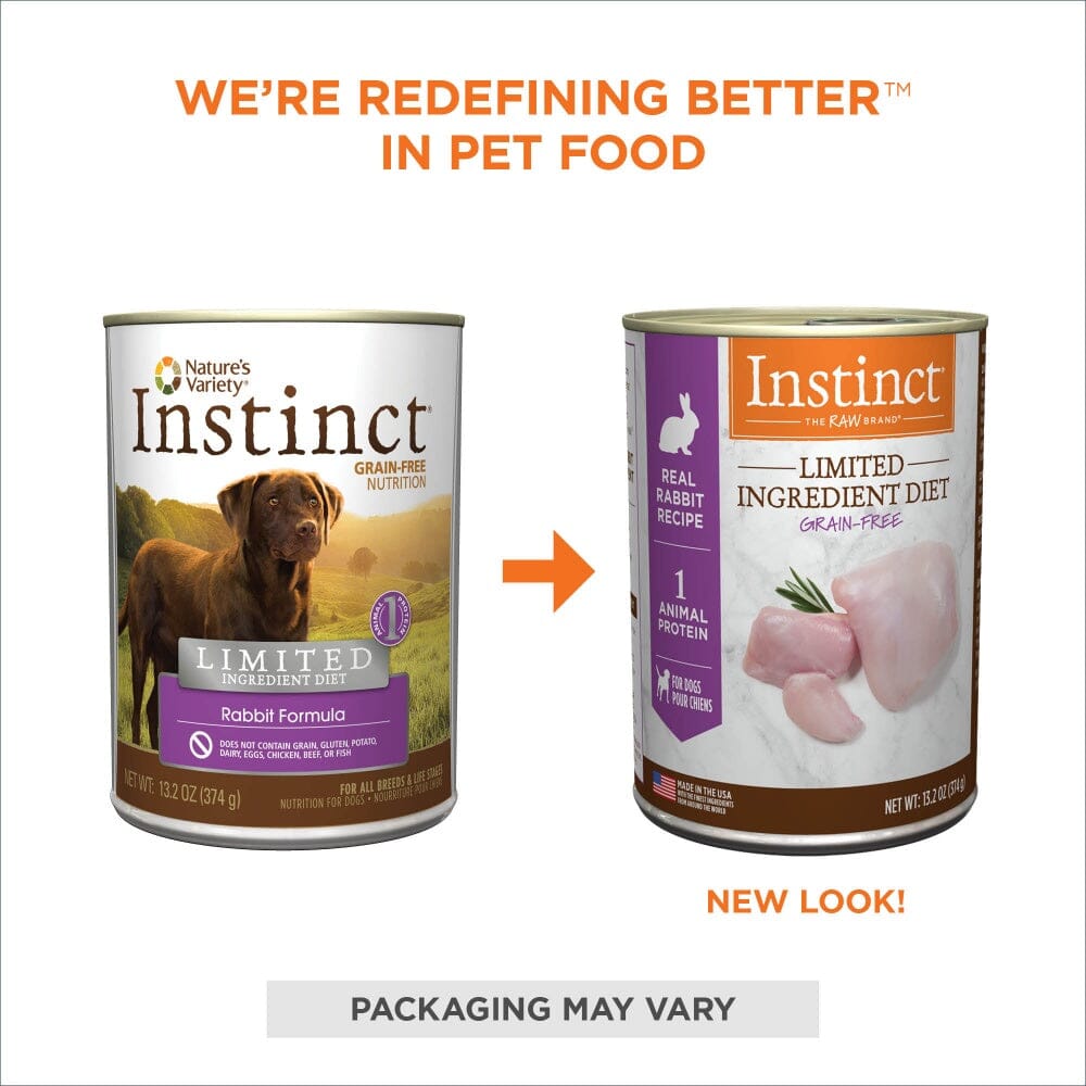 Instinct Grain Free LID Rabbit Canned Dog Food  