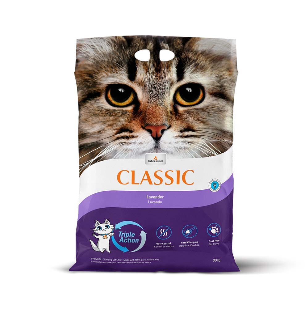 Intersand Classic Lavender Cat Litter - 30 lb  