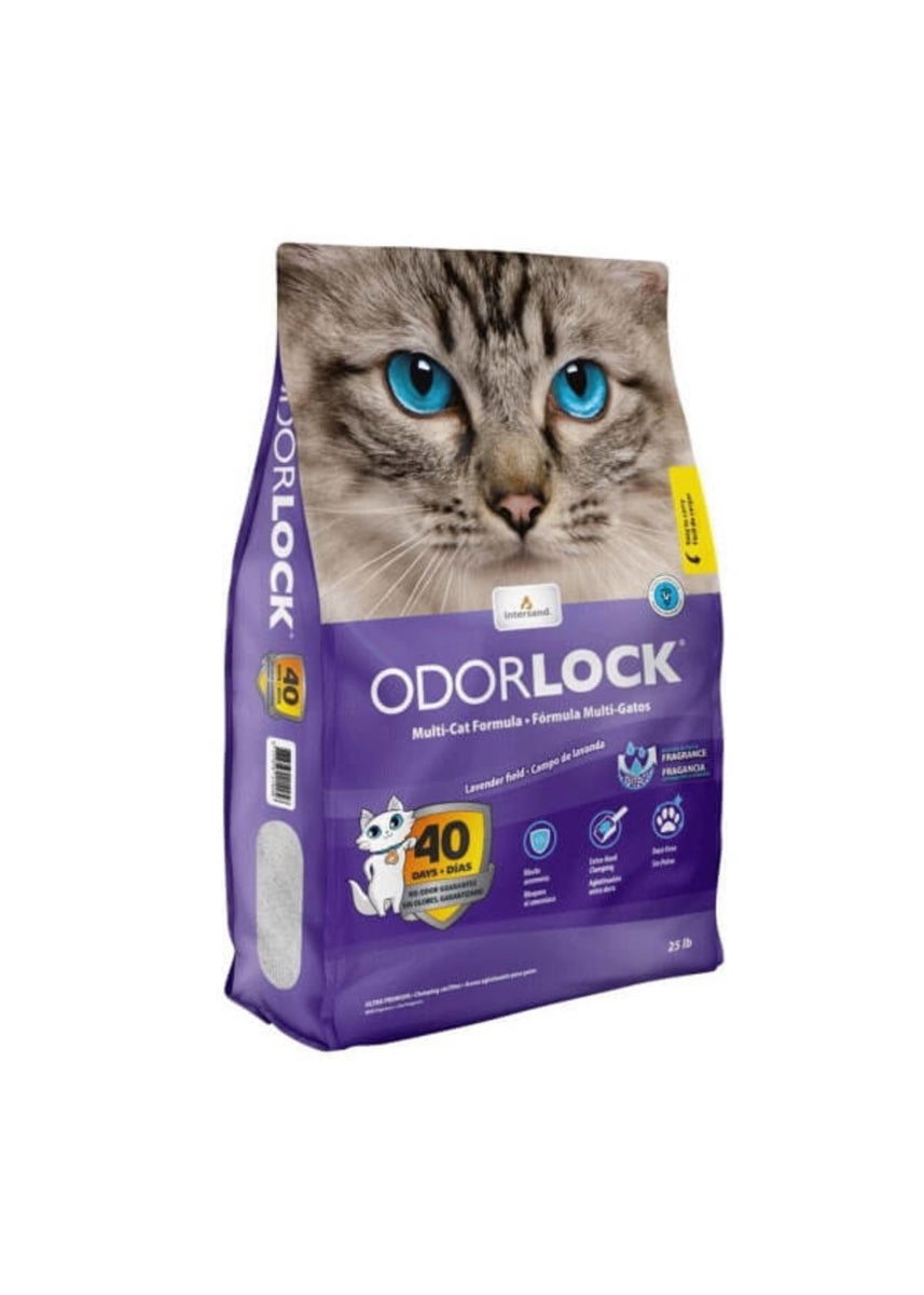 Intersand Classic Premium Clumping Odor Lock Cat Litter - Lavender #25  
