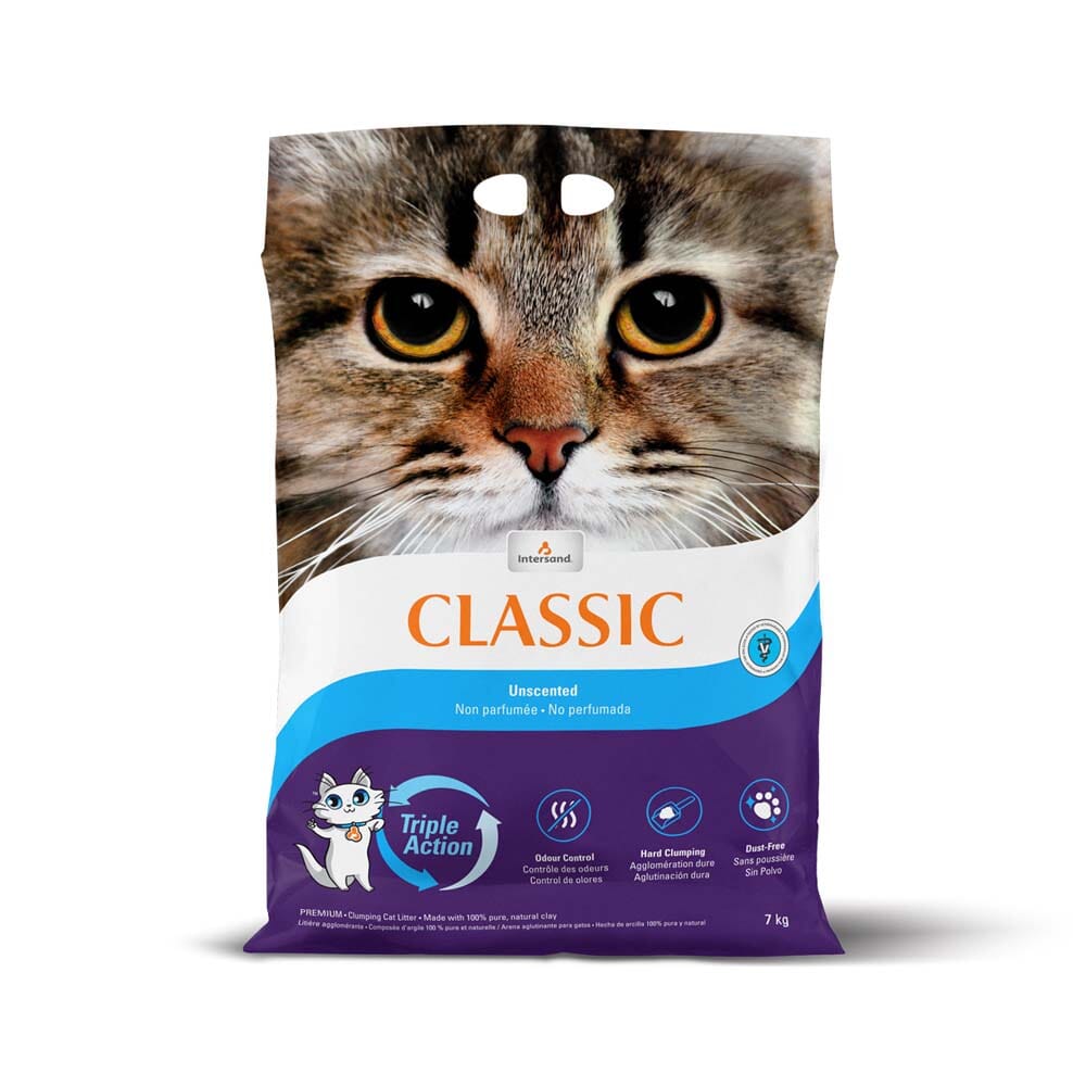 Intersand Classic Unscented Cat Litter - 15 lb  