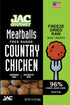 JAC Pet Nutrition Chicken Meatballs Freeze-Dried Dog Treats - 3.5 oz  