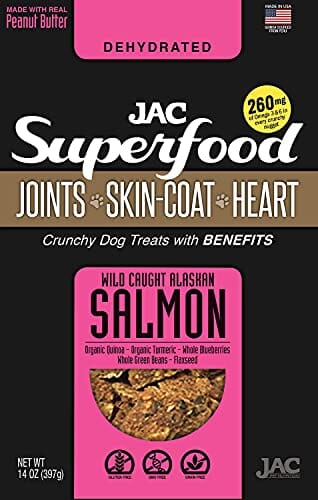 JAC Pet Nutrition Salmon (joint, skin, coat, heart) Dog Treats - 14 Oz  